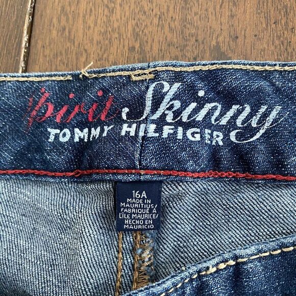 Tommy Hilfiger Jeans Womens 16A Spirit Skinny Straight Leg Denim Casual - Picture 4 of 12